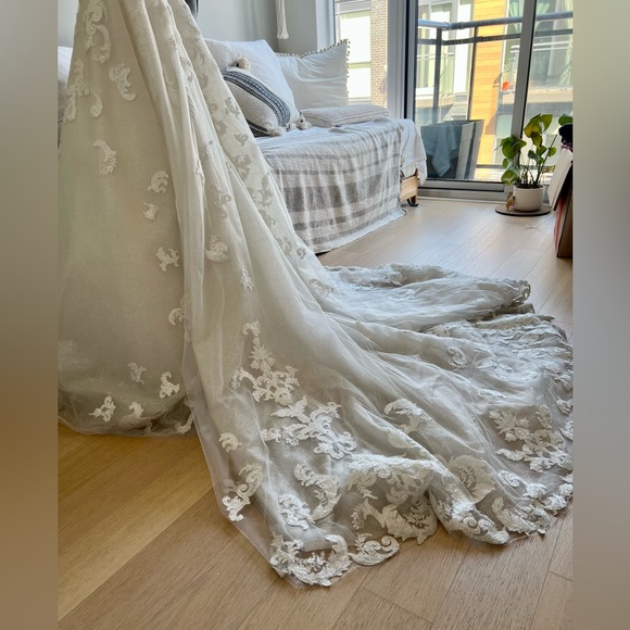 Sophia Tolli wedding dress in tailored size 6 - Picture 7 of 12